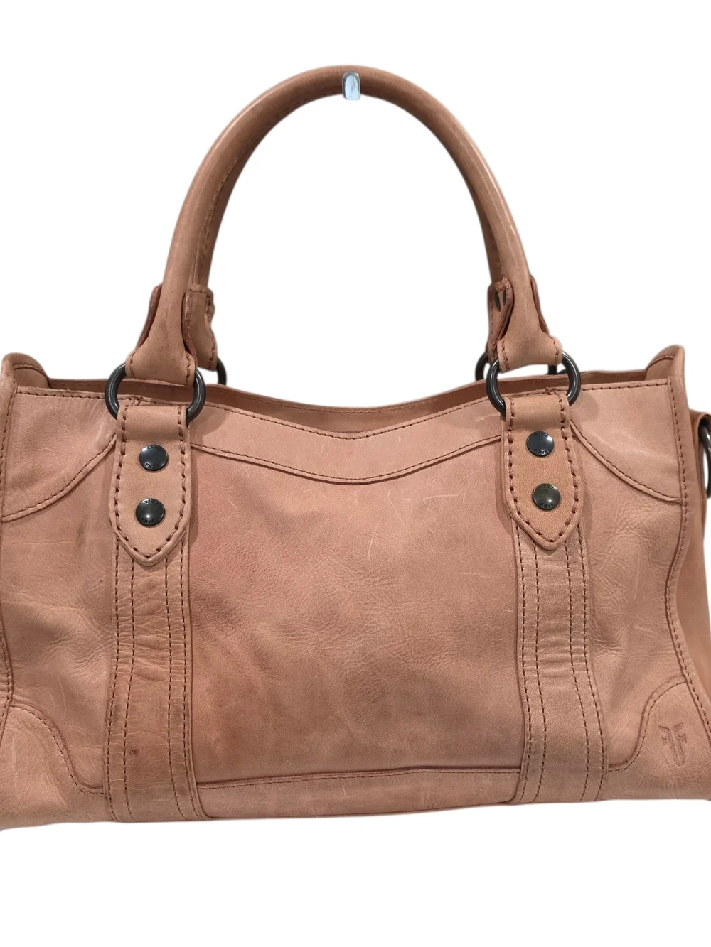 FRYE MELISSA LEATHER SATCHEL WITH MATCHING WALLET